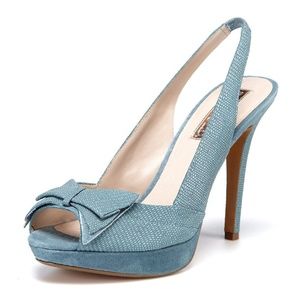 Rosegold Beattie Slingbacks, Slate Blue, US 8.5